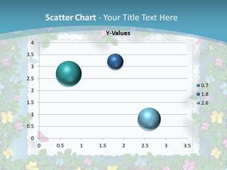 Watering Can Fence Flower PowerPoint Template