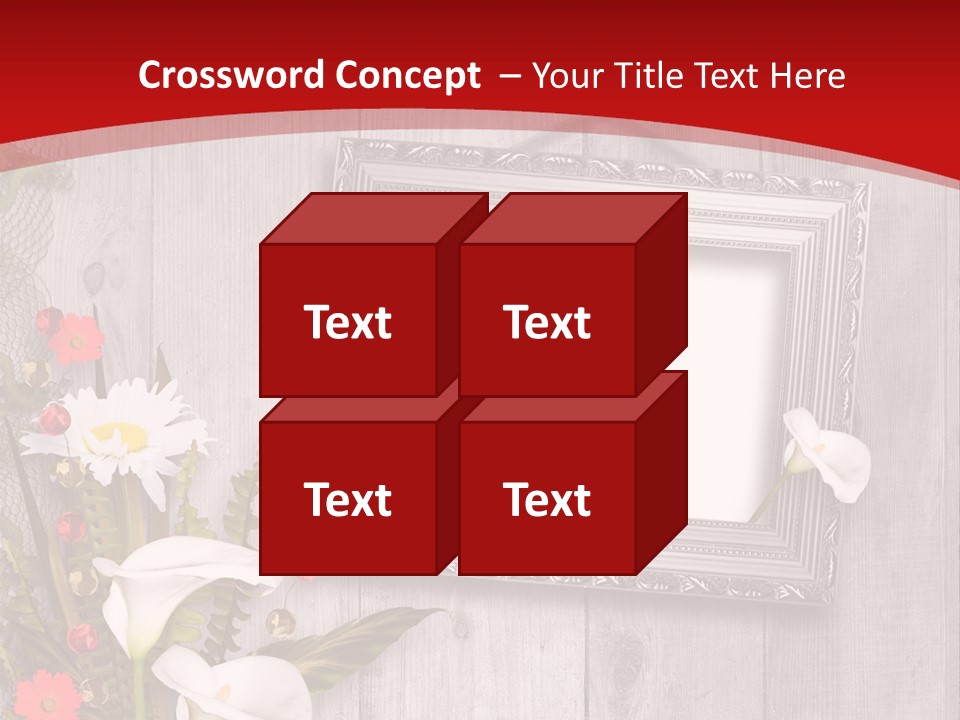 Lace Congratulation Page PowerPoint Template