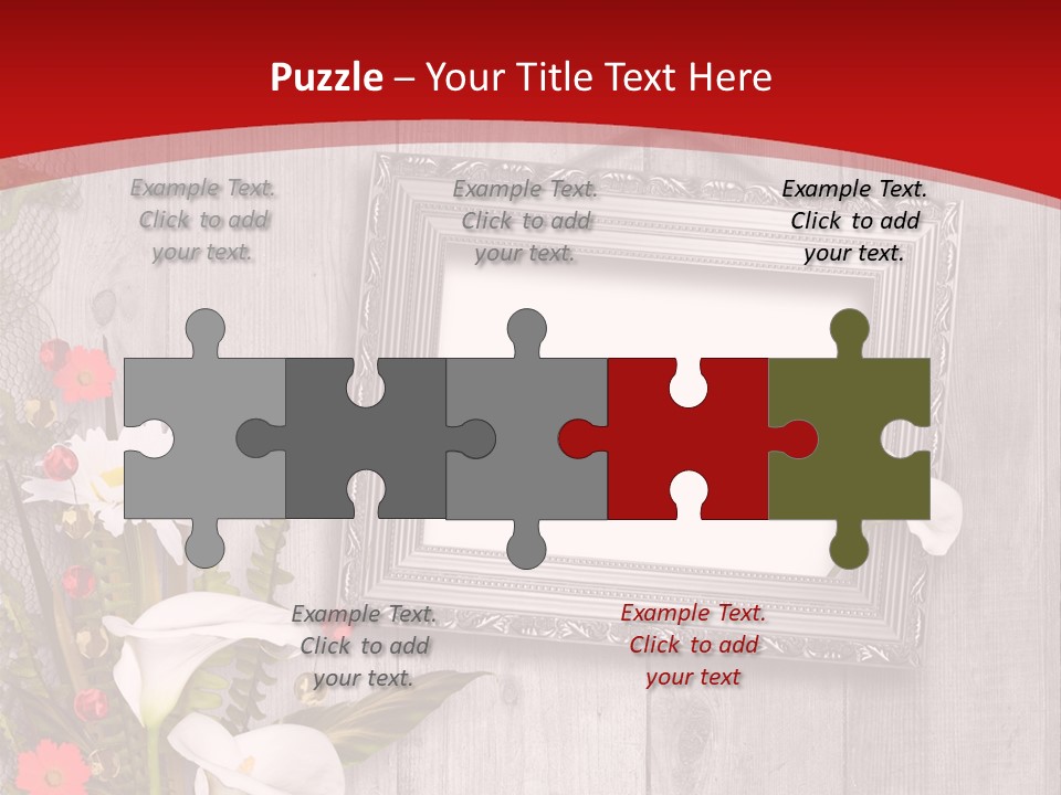 Lace Congratulation Page PowerPoint Template