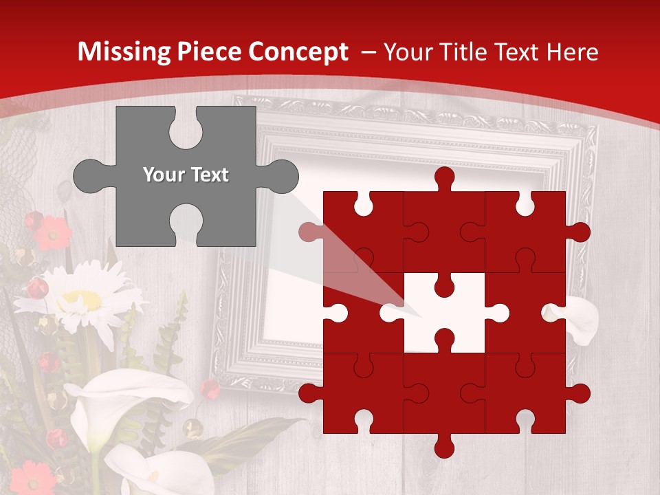 Lace Congratulation Page PowerPoint Template