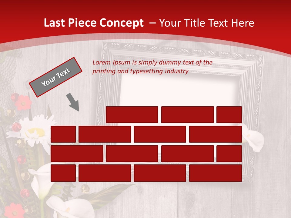 Lace Congratulation Page PowerPoint Template