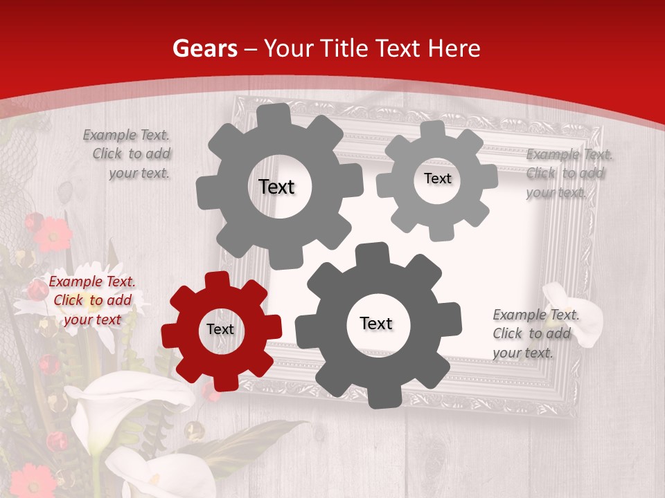 Lace Congratulation Page PowerPoint Template