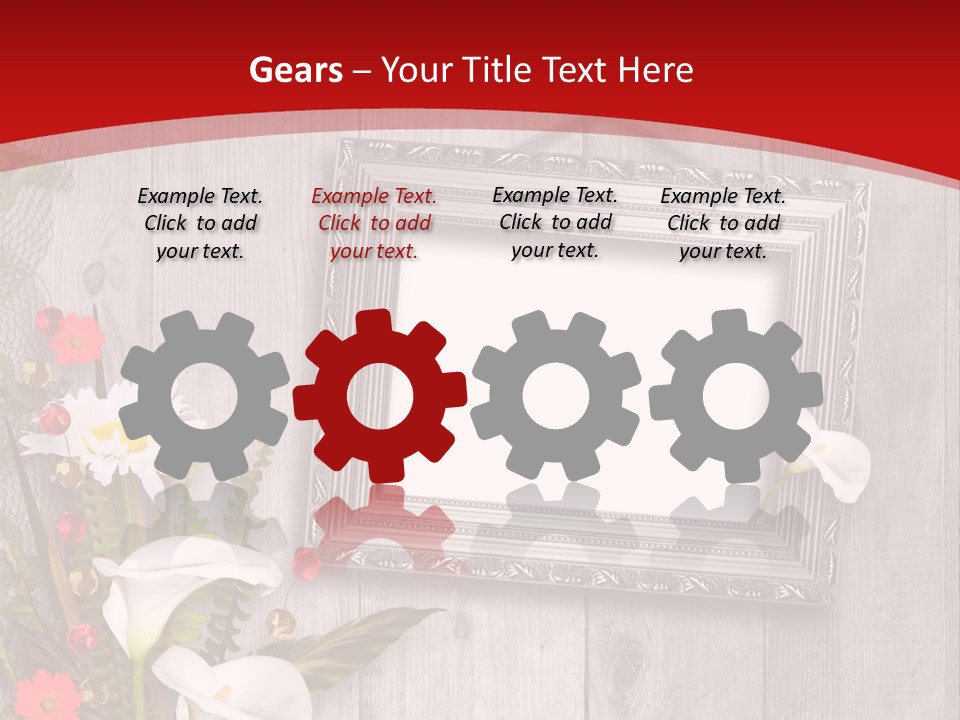 Lace Congratulation Page PowerPoint Template