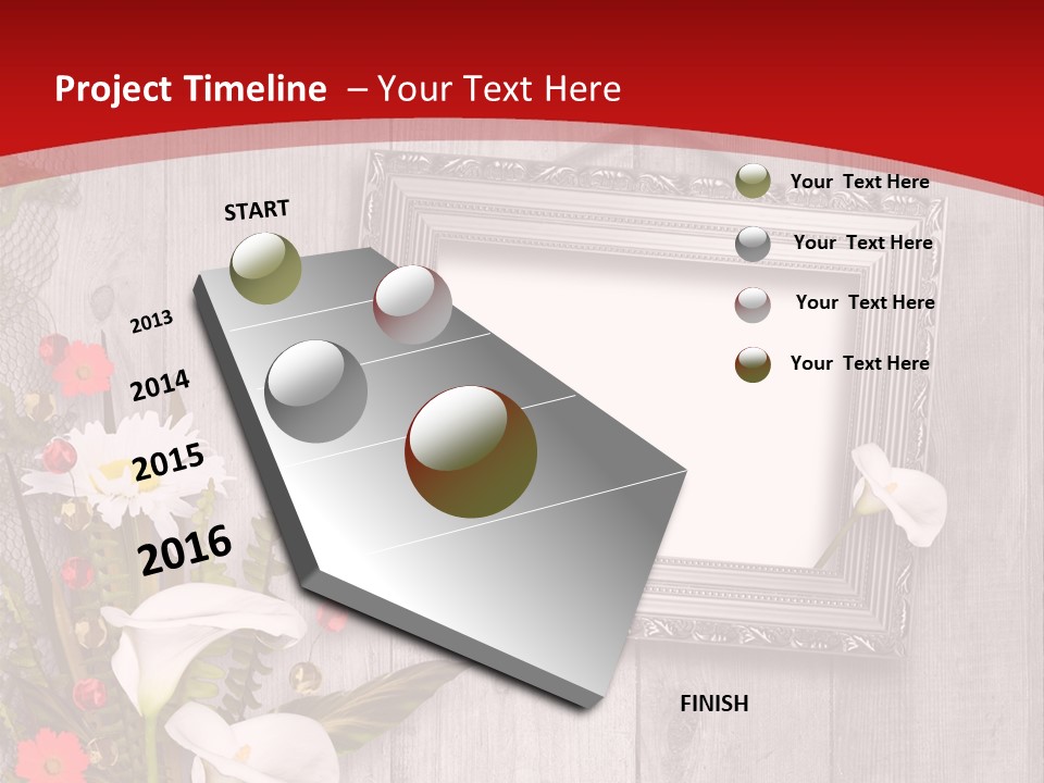 Lace Congratulation Page PowerPoint Template