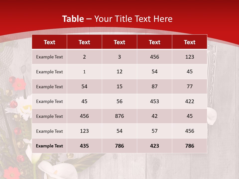 Lace Congratulation Page PowerPoint Template