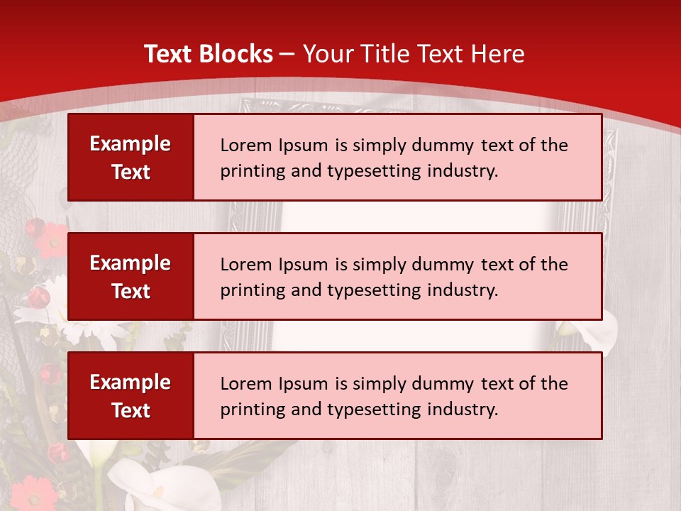 Lace Congratulation Page PowerPoint Template