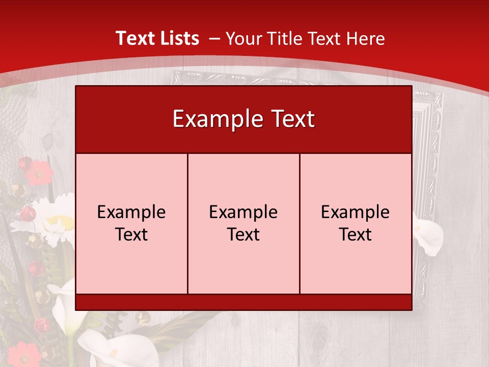 Lace Congratulation Page PowerPoint Template