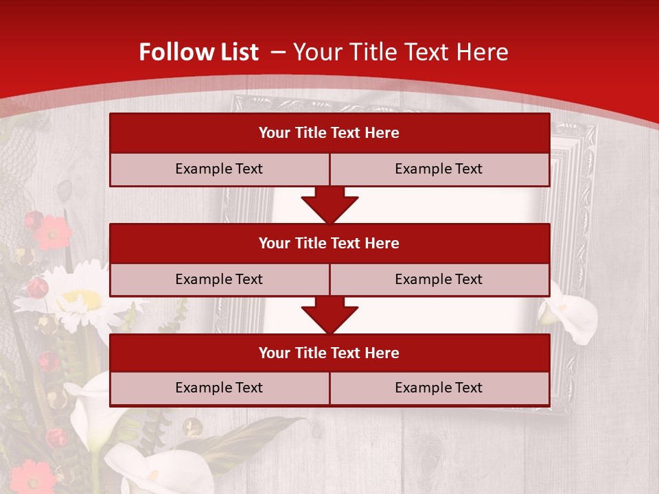 Lace Congratulation Page PowerPoint Template
