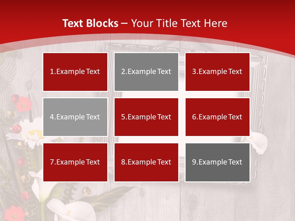 Lace Congratulation Page PowerPoint Template