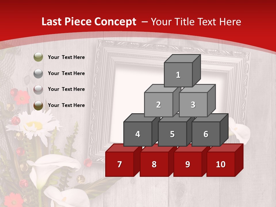 Lace Congratulation Page PowerPoint Template