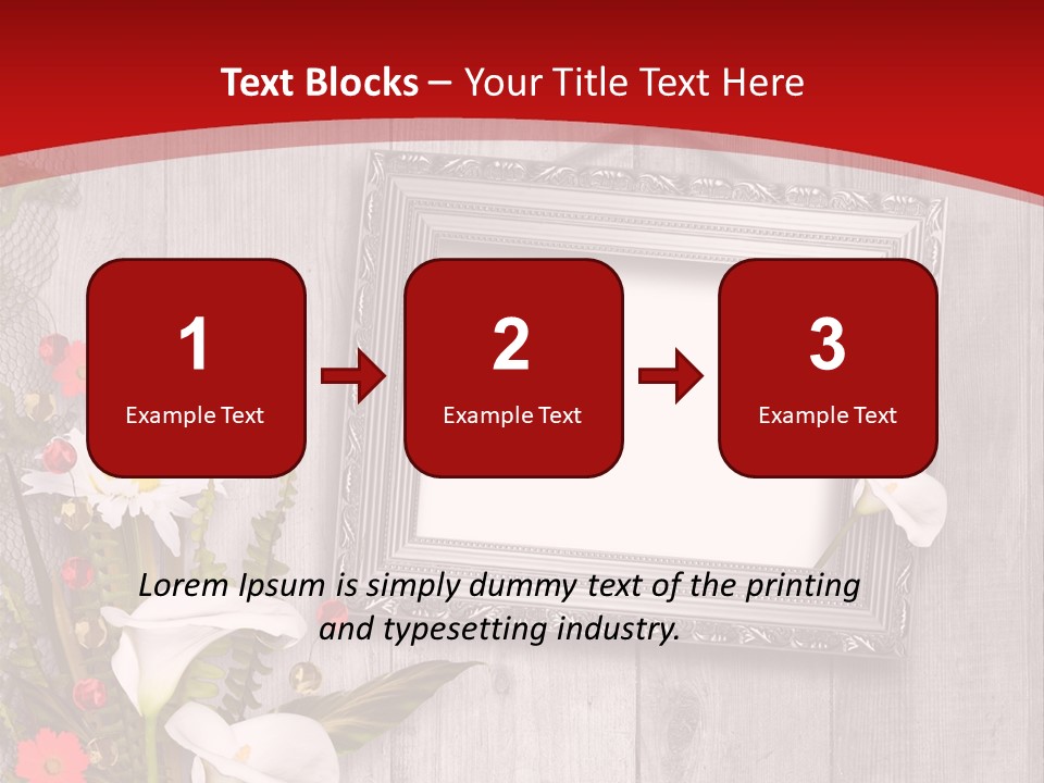 Lace Congratulation Page PowerPoint Template