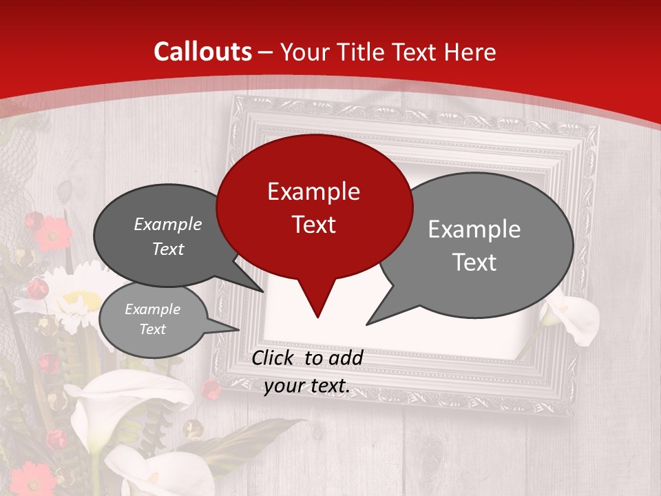 Lace Congratulation Page PowerPoint Template