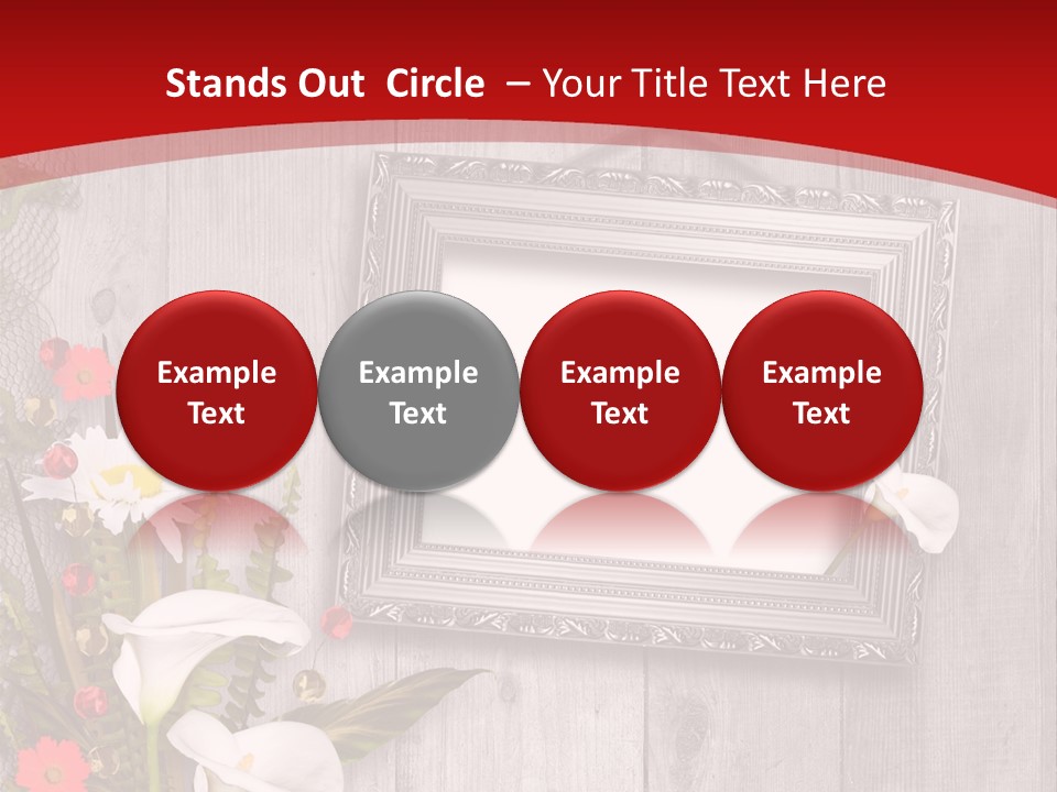 Lace Congratulation Page PowerPoint Template