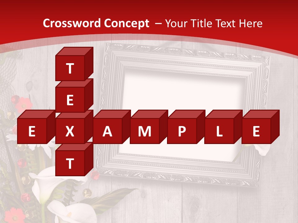 Lace Congratulation Page PowerPoint Template