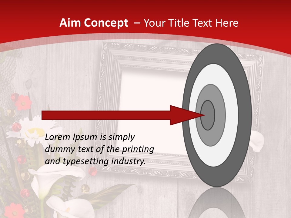 Lace Congratulation Page PowerPoint Template