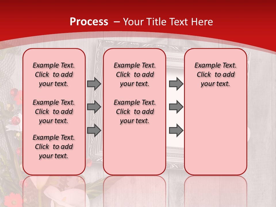 Lace Congratulation Page PowerPoint Template