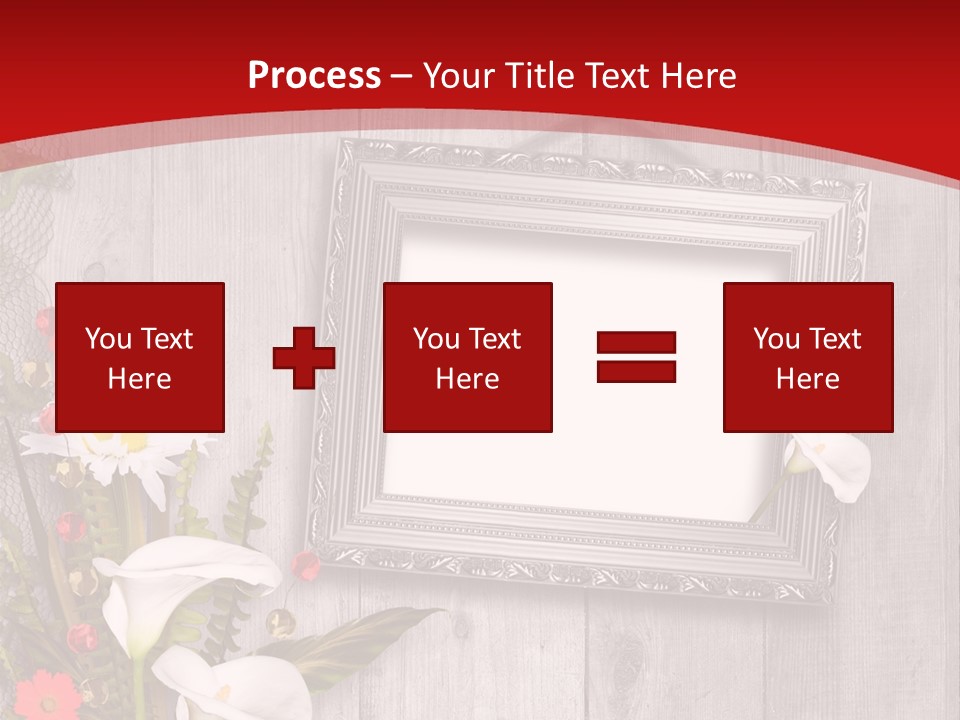 Lace Congratulation Page PowerPoint Template