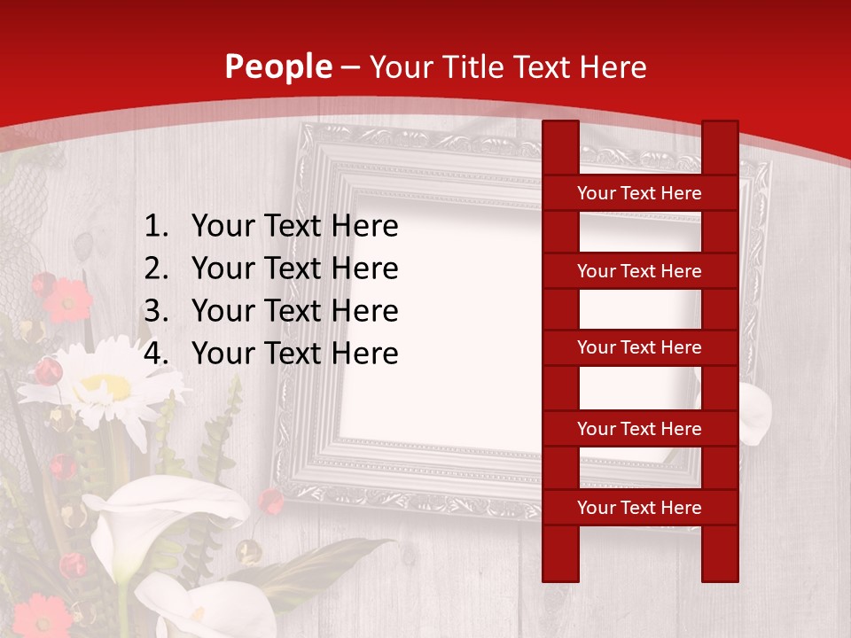 Lace Congratulation Page PowerPoint Template