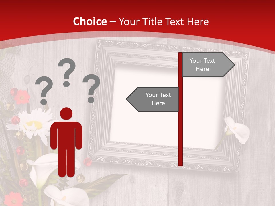 Lace Congratulation Page PowerPoint Template