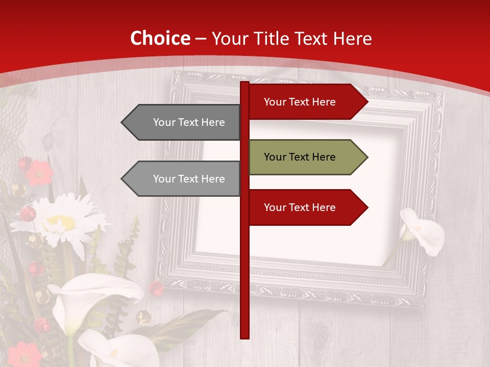 Lace Congratulation Page PowerPoint Template