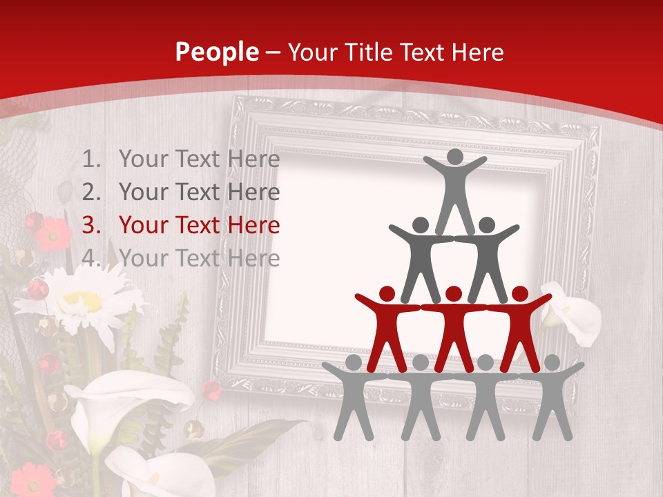 Lace Congratulation Page PowerPoint Template