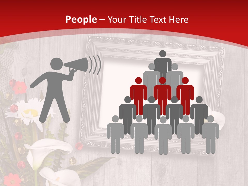 Lace Congratulation Page PowerPoint Template