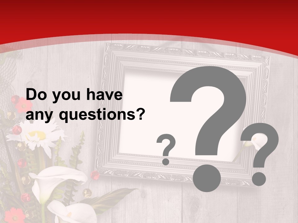 Lace Congratulation Page PowerPoint Template