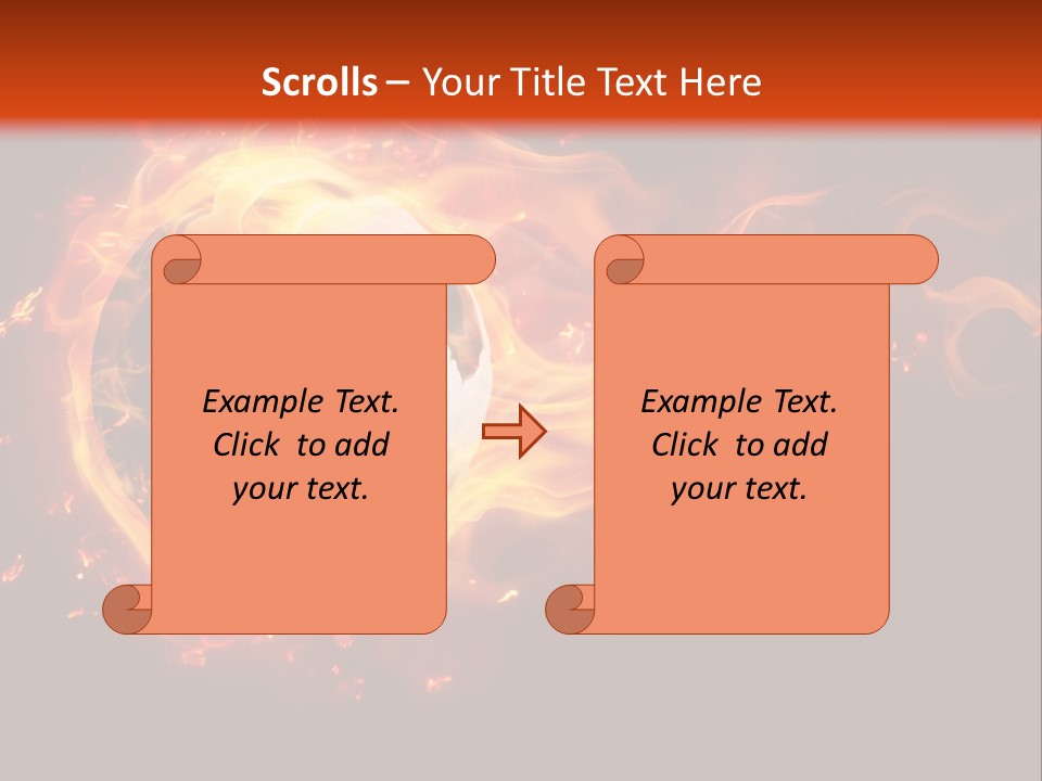 Abstract Image Shape PowerPoint Template