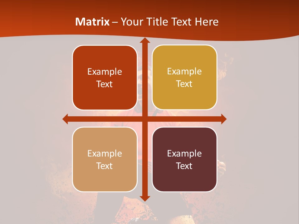 Sunlight Happy Footballer PowerPoint Template