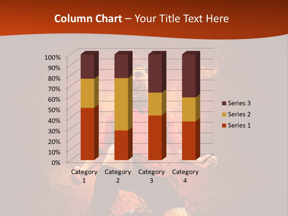 Sunlight Happy Footballer PowerPoint Template