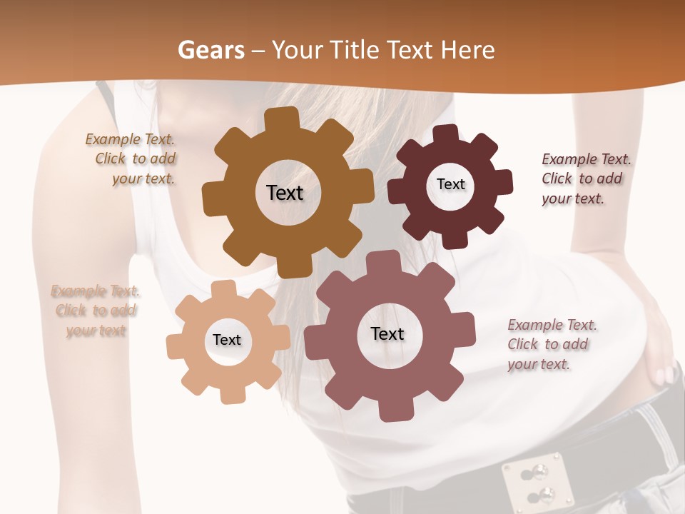 Background Female Skin PowerPoint Template