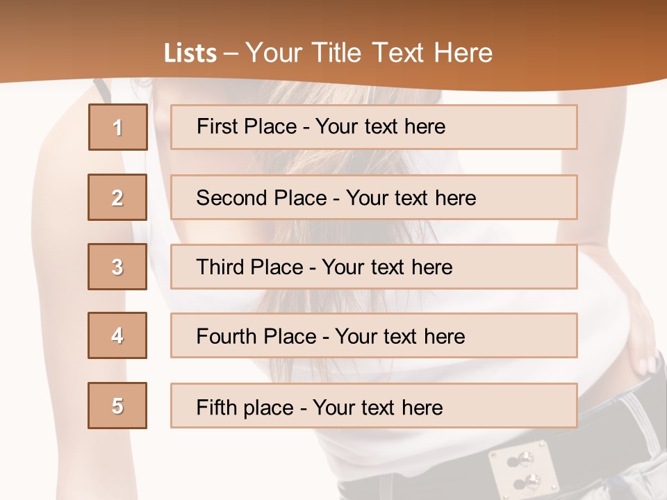 Background Female Skin PowerPoint Template