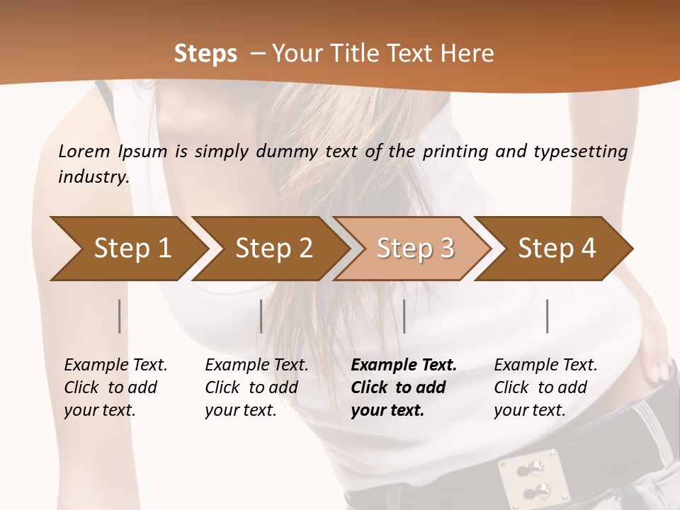 Background Female Skin PowerPoint Template