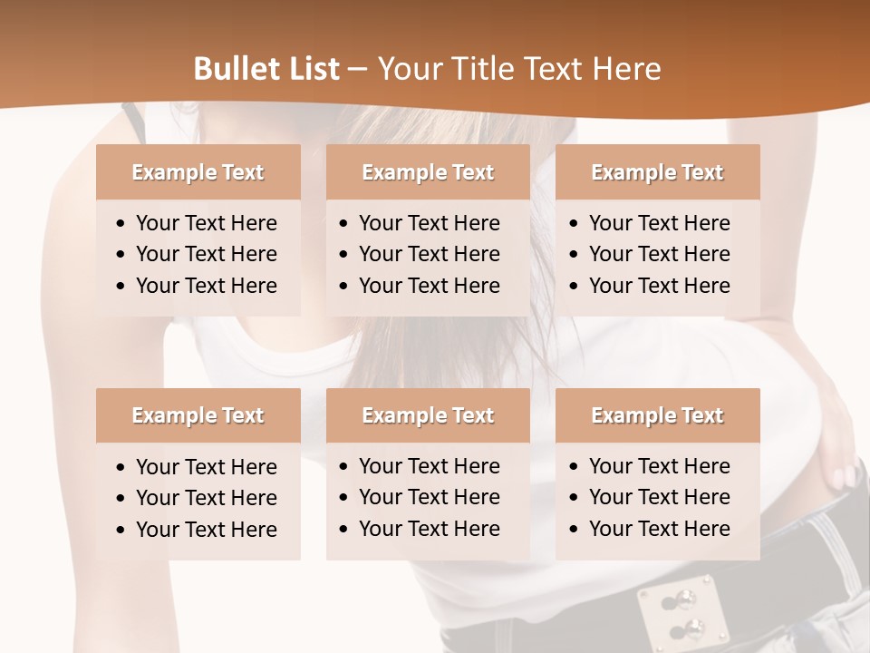 Background Female Skin PowerPoint Template