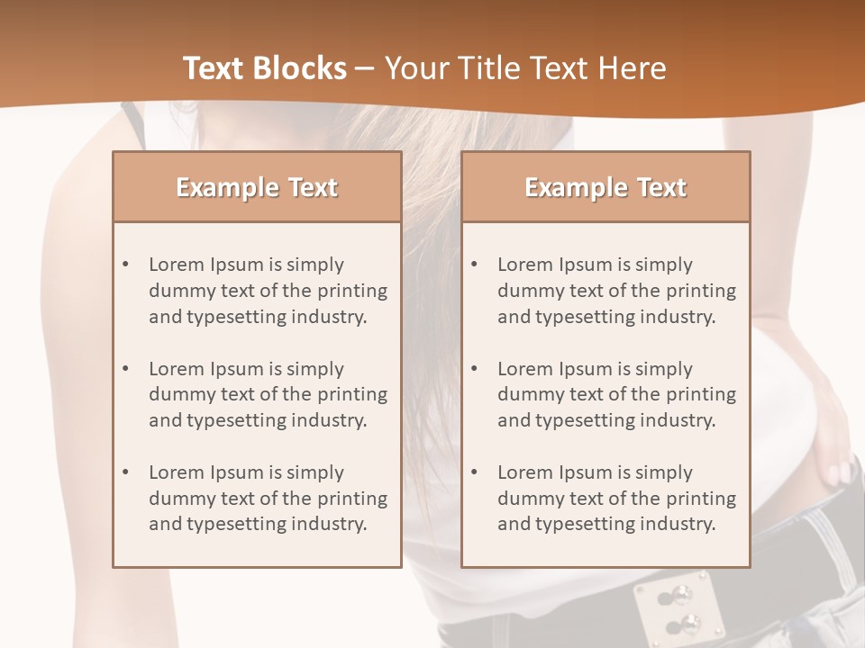 Background Female Skin PowerPoint Template