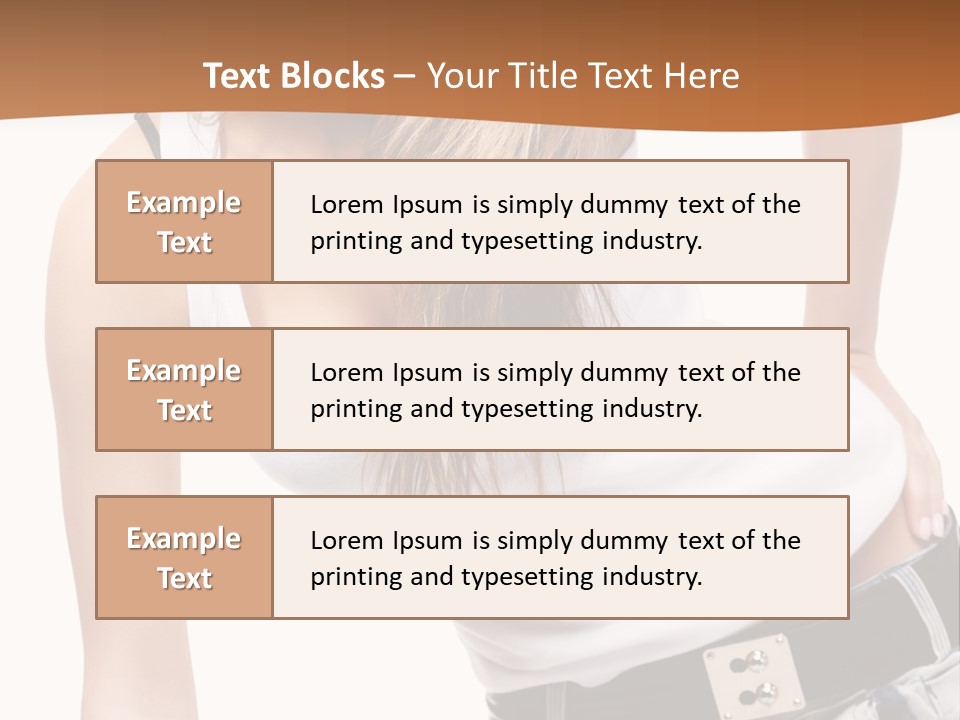 Background Female Skin PowerPoint Template