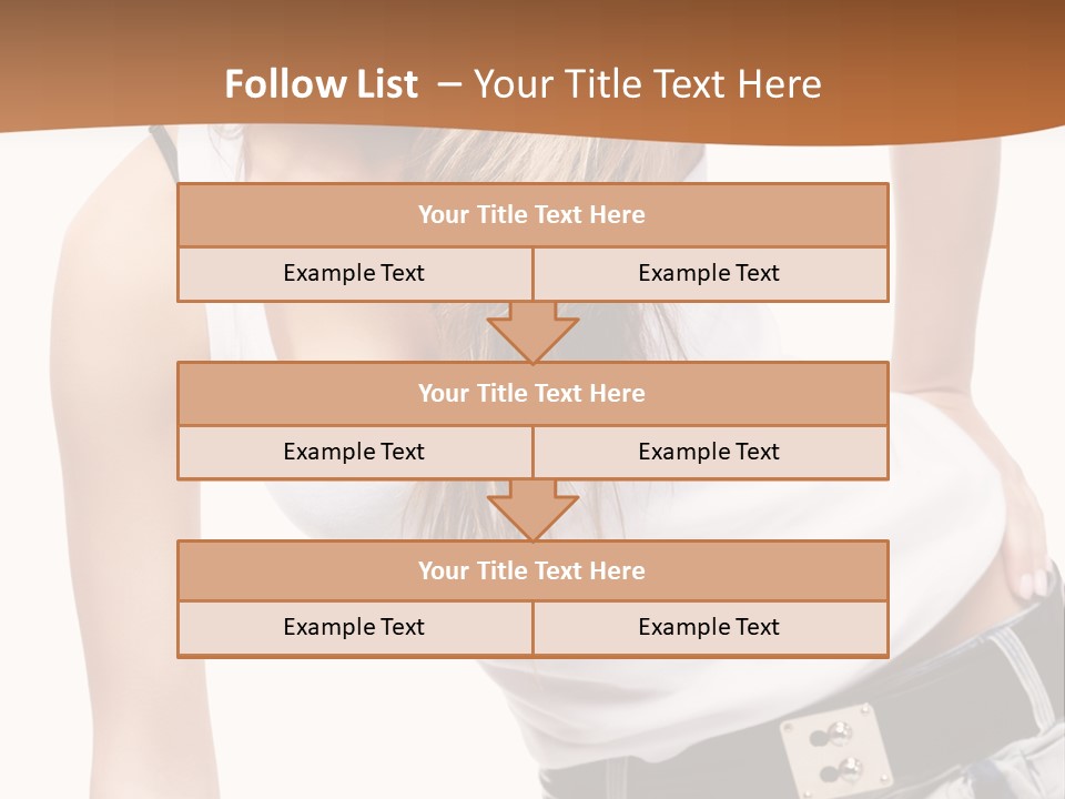 Background Female Skin PowerPoint Template