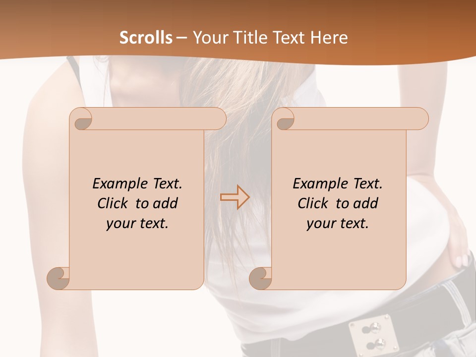 Background Female Skin PowerPoint Template