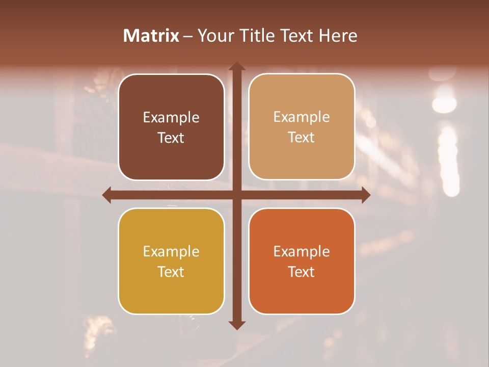 Row Alcohol Rack PowerPoint Template