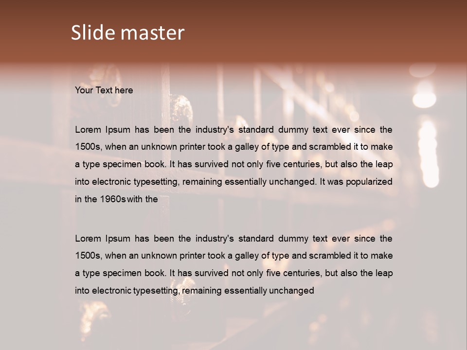 Row Alcohol Rack PowerPoint Template