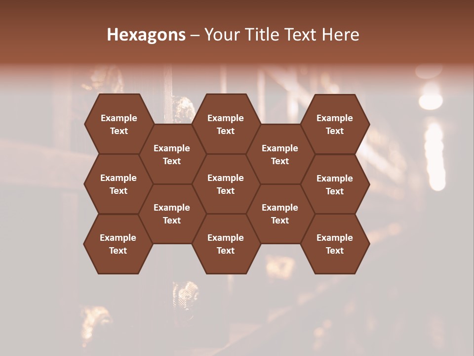Row Alcohol Rack PowerPoint Template