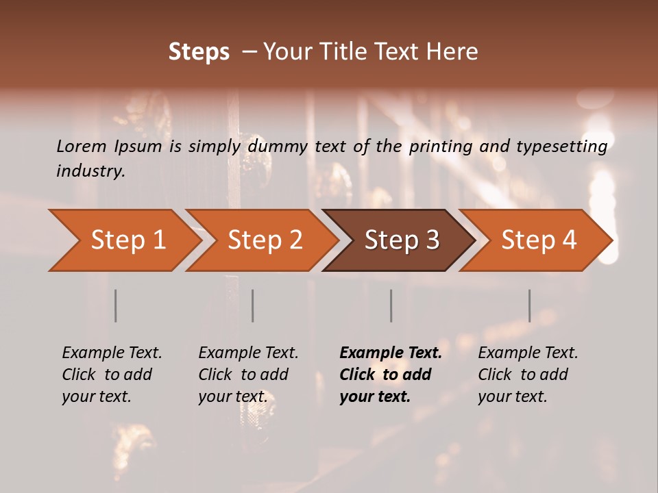 Row Alcohol Rack PowerPoint Template