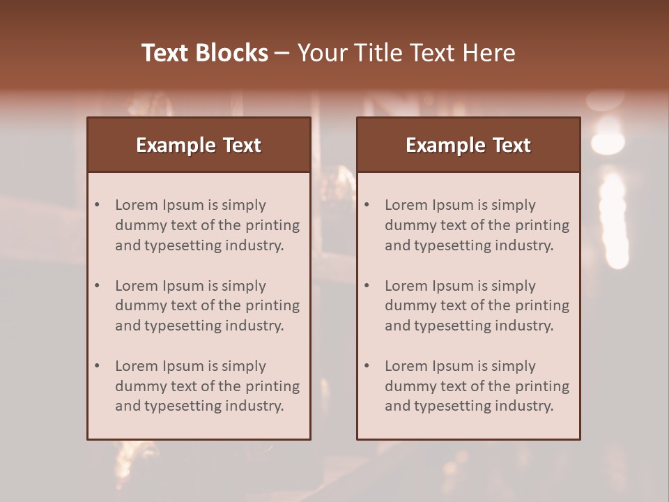 Row Alcohol Rack PowerPoint Template