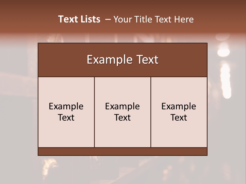 Row Alcohol Rack PowerPoint Template