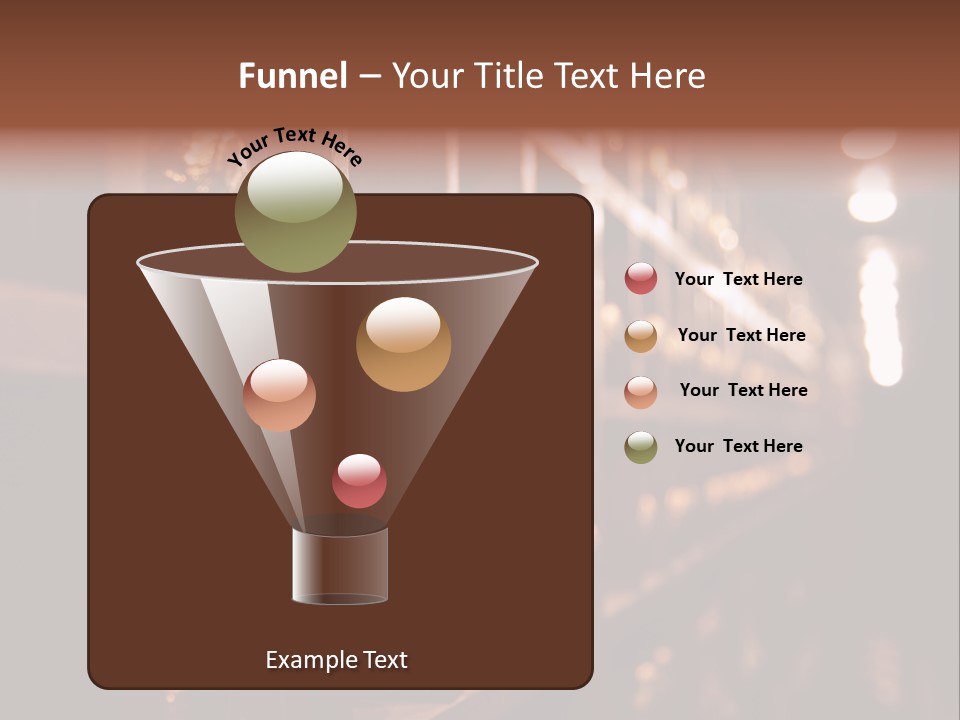 Row Alcohol Rack PowerPoint Template