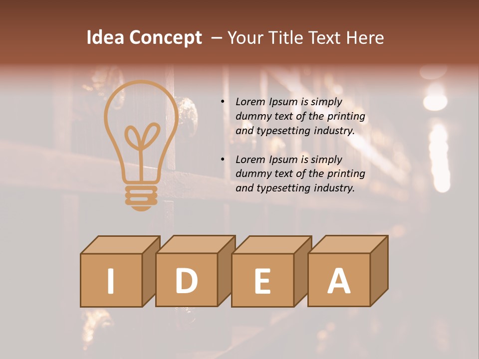 Row Alcohol Rack PowerPoint Template