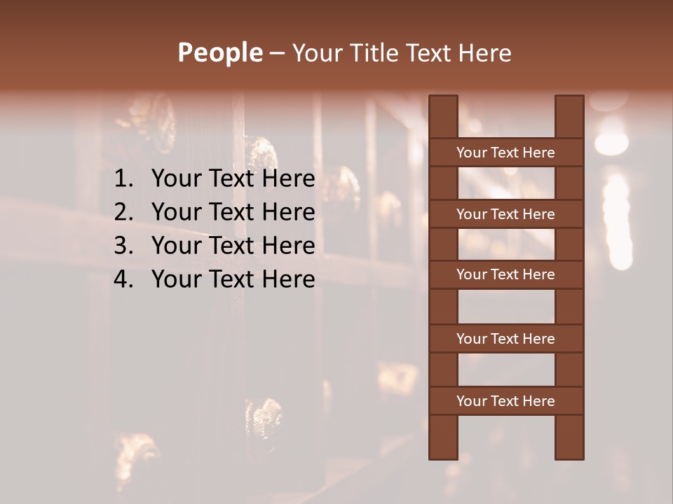 Row Alcohol Rack PowerPoint Template