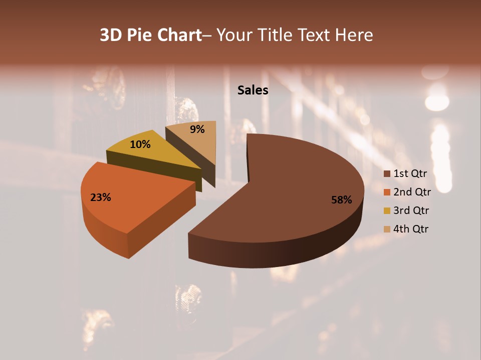 Row Alcohol Rack PowerPoint Template