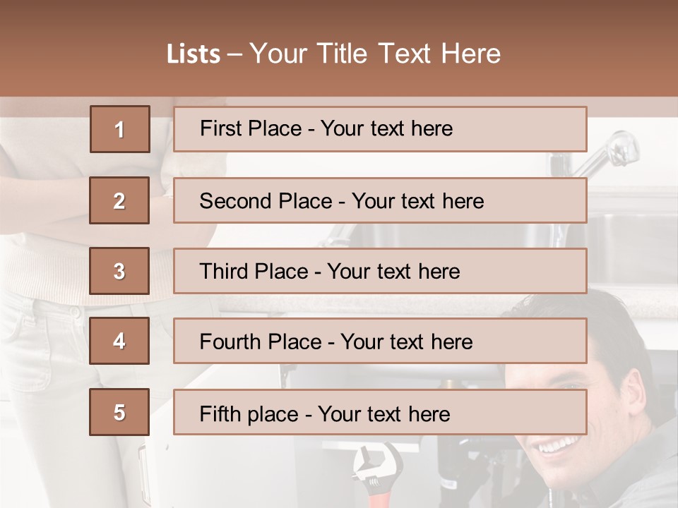 Neat Chrome Spout PowerPoint Template