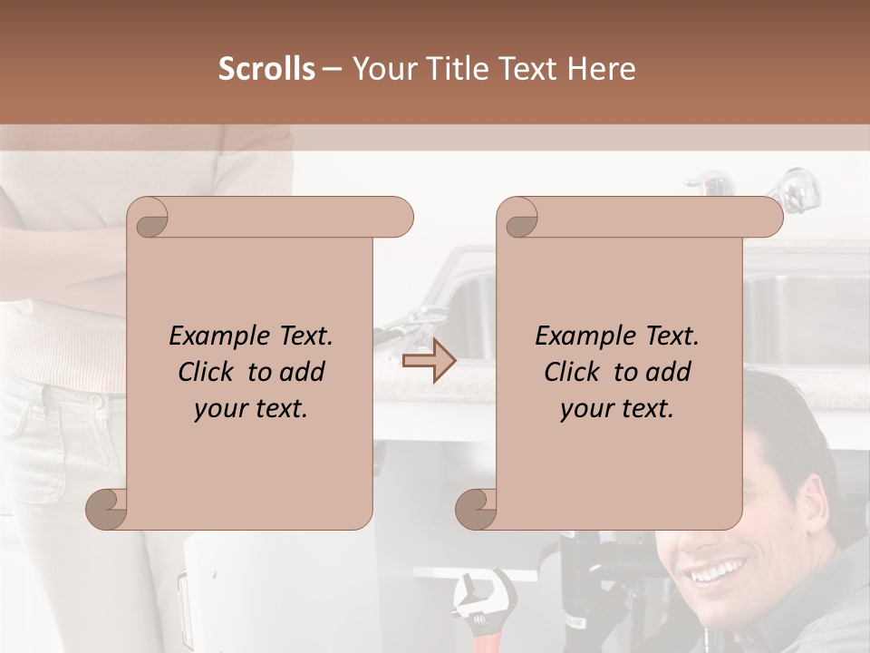 Neat Chrome Spout PowerPoint Template